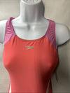 Speedo Women's Eco Endurance One Piece Swimsuit Coral Paradise Size 14 Swimwear