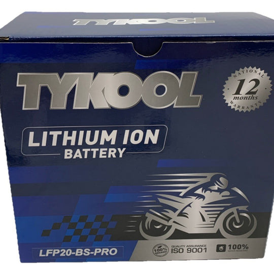 Tykool Lithium Ion Battery LFP20-BS-PRO CA:600 for Jetski Motorcycle Snowmobile