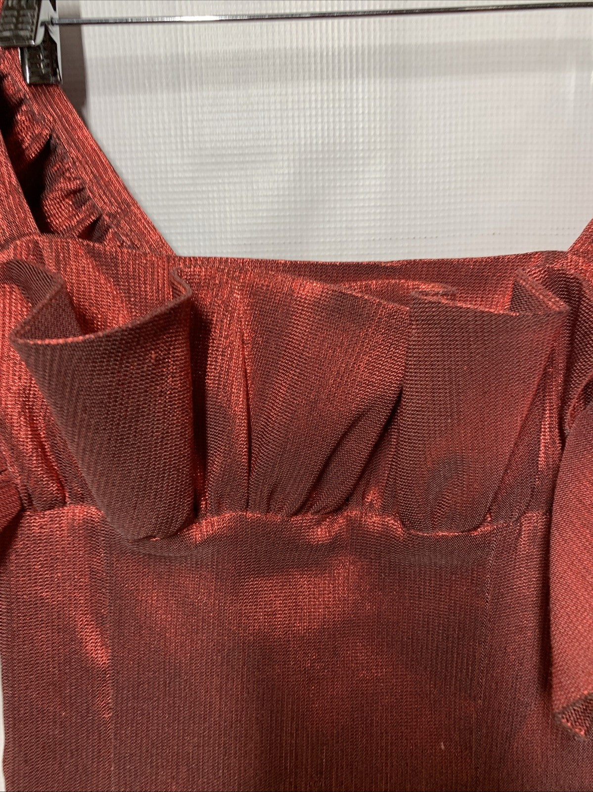 Black Halo Prince Gown Ruffle Sleeve Square Neck Formal Wedding Rose Glow Size 6