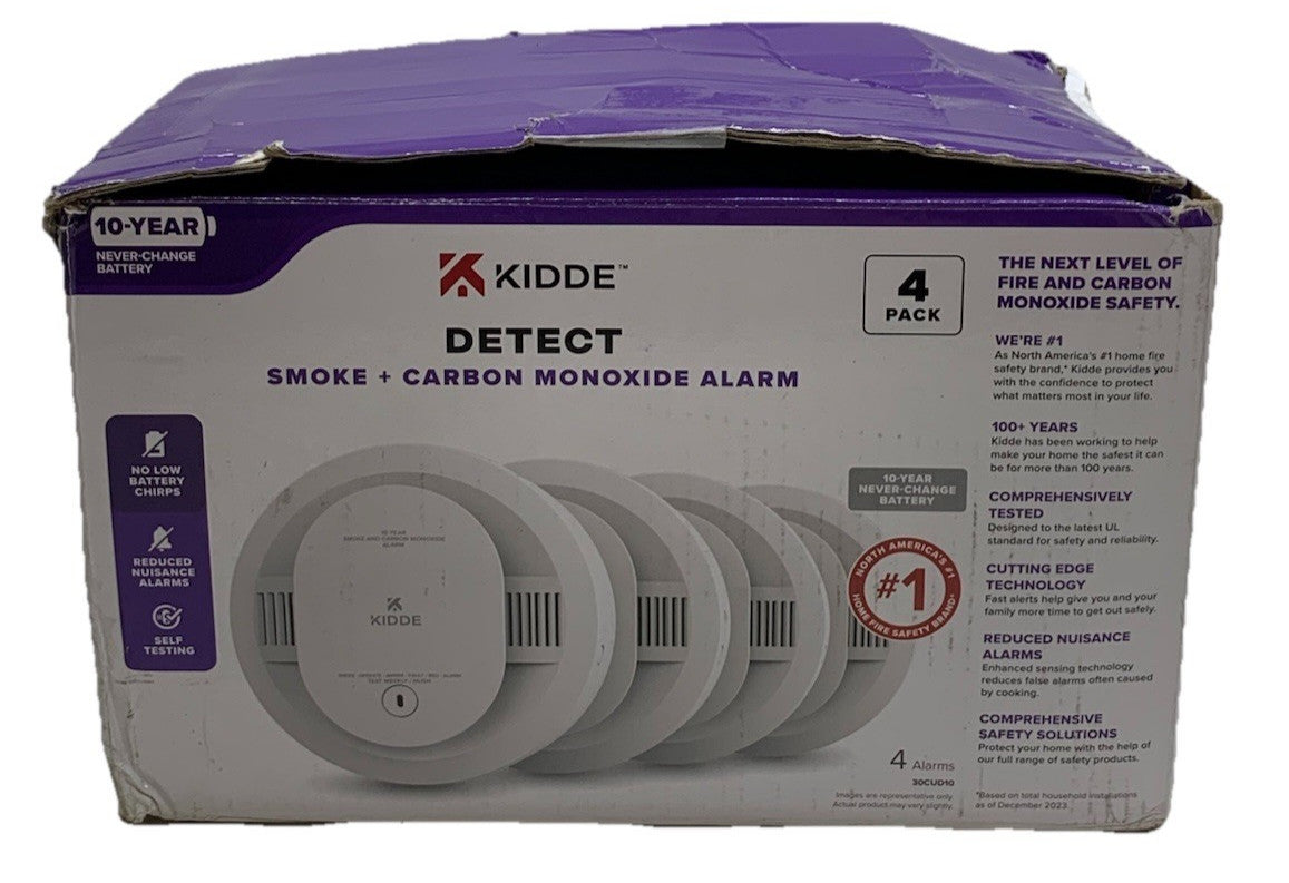 Kidde Smoke & Carbon Monoxide Detector Power LED Warning Light Indicators 4 Pack