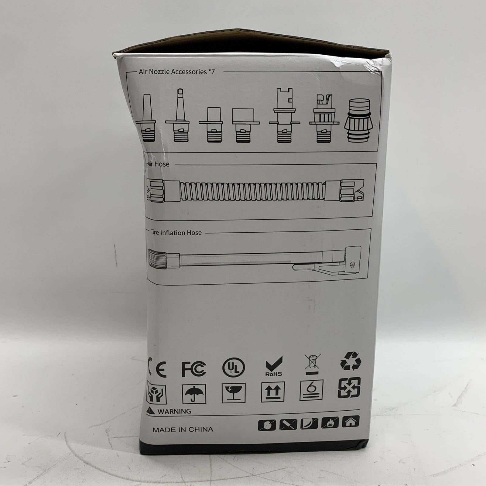 Intelligent Electric Smart Air Pump JN-8138 Portable for Car Tires Surfboard Inf