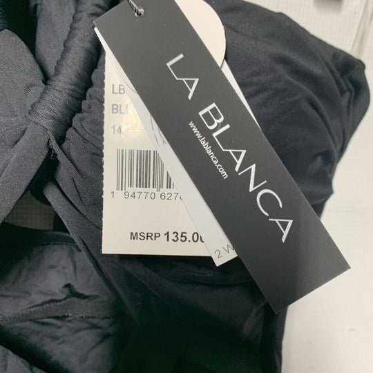 La Blanca Women's Island Goddess Convertible Swimsuit Black Size 14 Swimwear