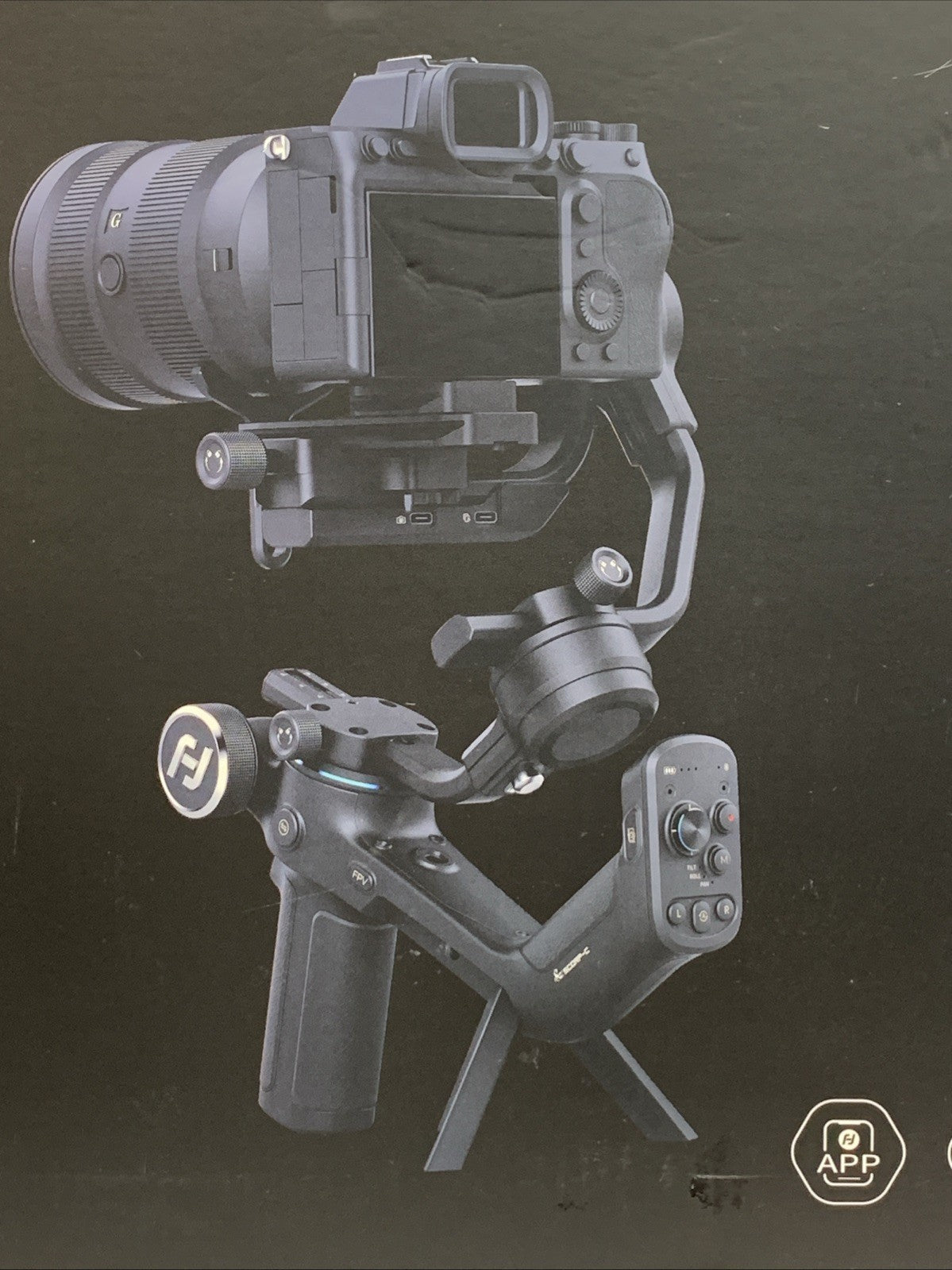 FeiyuTech SCORP-C Gimbal Stabilizer Black for camera Integrated Hanging Handle
