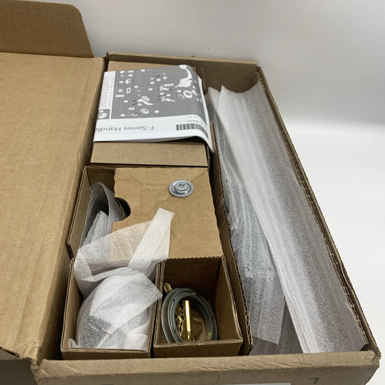 SCHLAGE F60 CEN 716 Century Single Cylinder Handleset & Plymouth Knob Aged Bronz