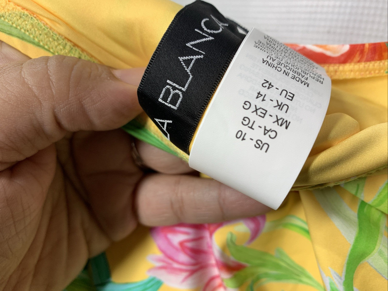 La Blanca Women's Skirted Hipster Bikini Swimsuit Bottom Swimwear Size 10 Floral