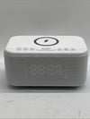 Alarm Clock Speaker Wireless Charger, Digital Alarm Clocks Bedrooms Bluetooth