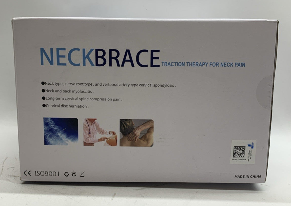 Twinklepoch Cervical Neck Traction Device Brace Light Adjustable HandPump JQAH-8