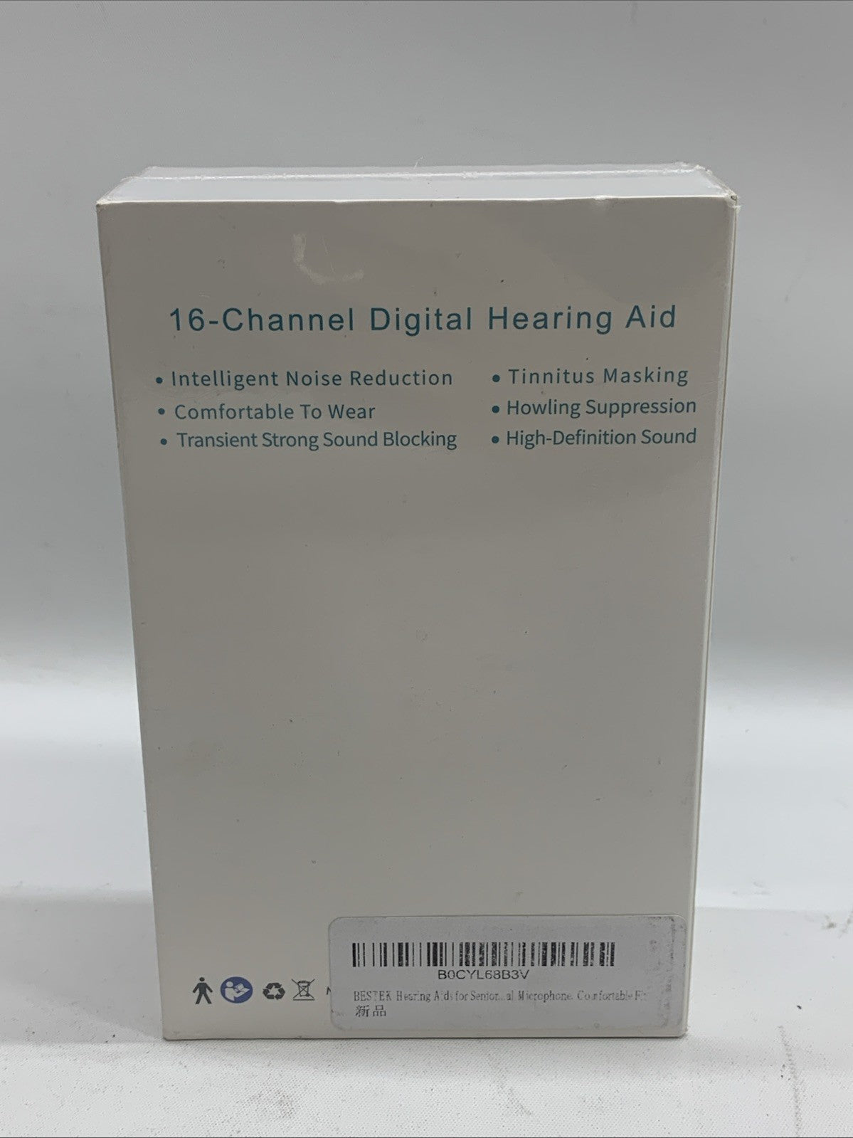 Bestek TM-5080E 16-Channel Digital Hearing Aid for Adults with Noise Reduction