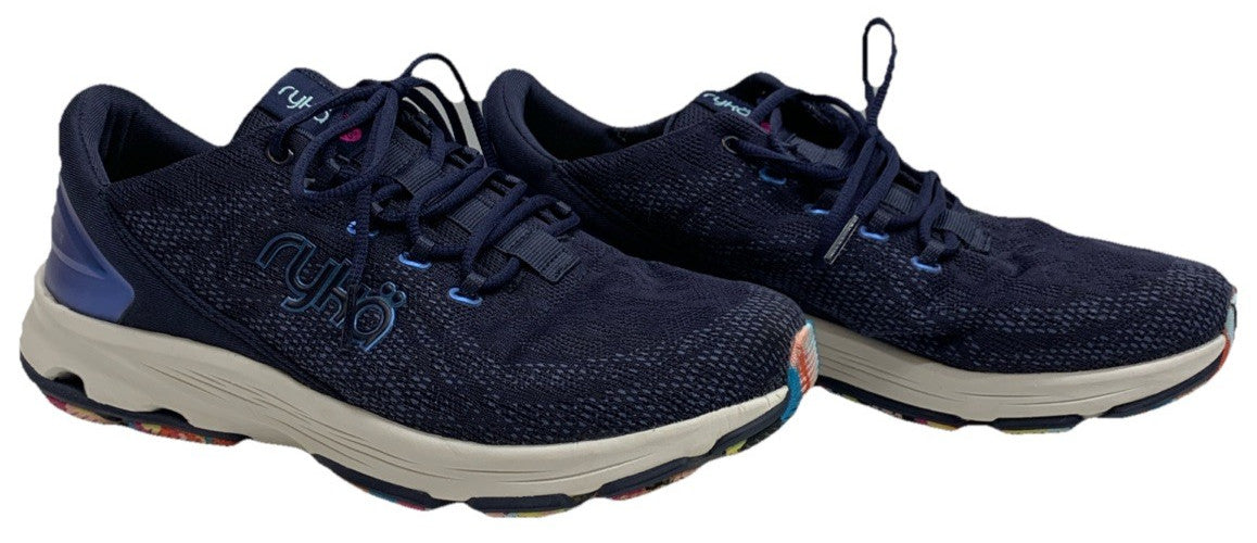 Ryka Women's Devotion X Blue Walking Shoes Size 9.5W 901263 Lace-up Sneaker