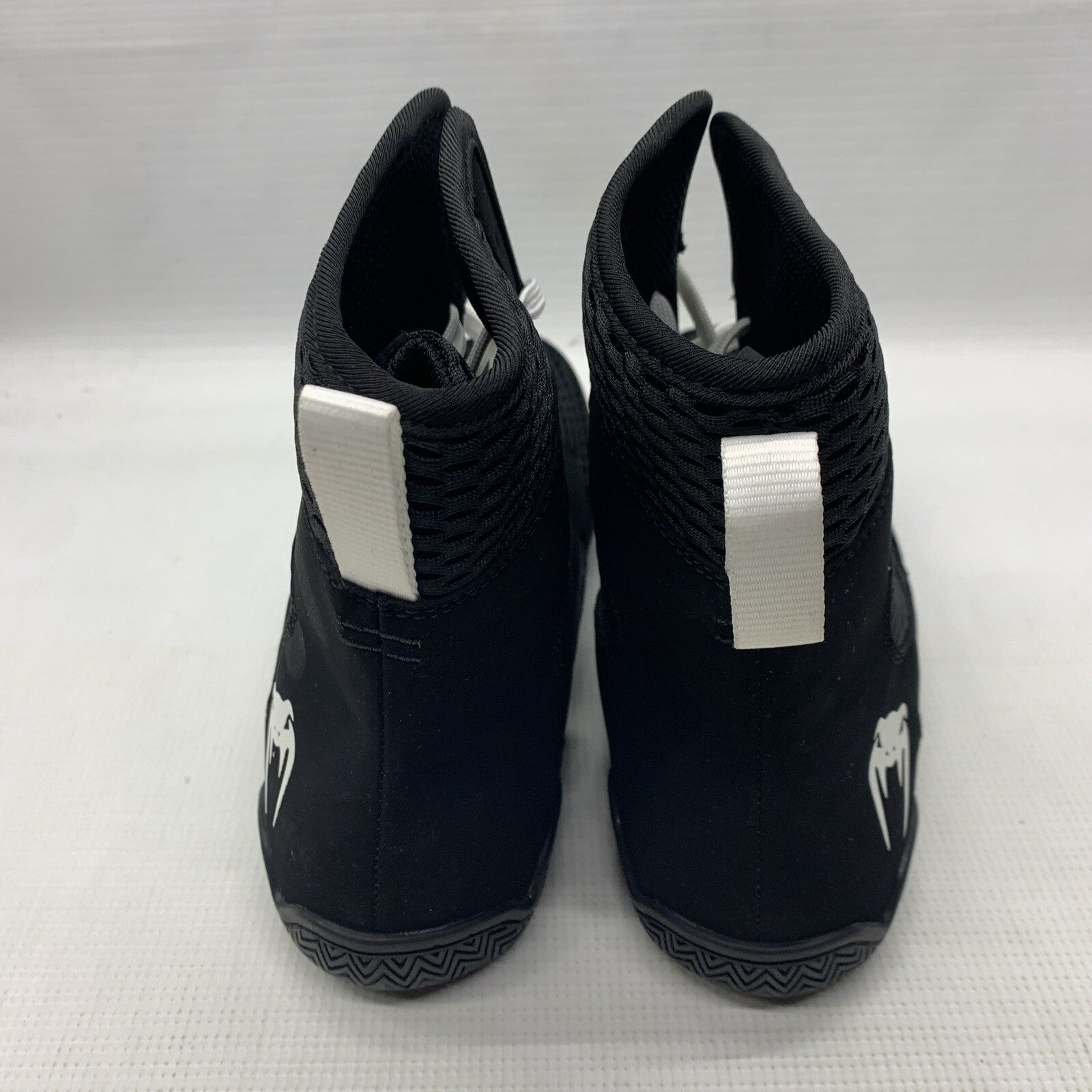 Venum Contender Men’s Size 9 High Top Boxing/MMA Shoes Blac0/wht Mid-cut Lace-up