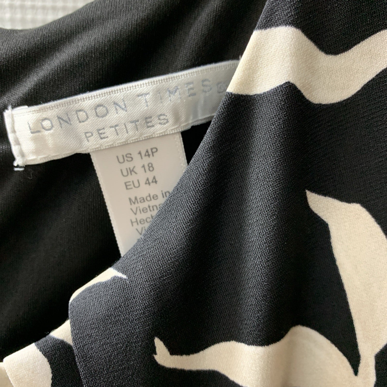 London Times Women's Floral Print Midi Dress Casual Sleeveless Classic Size 14P