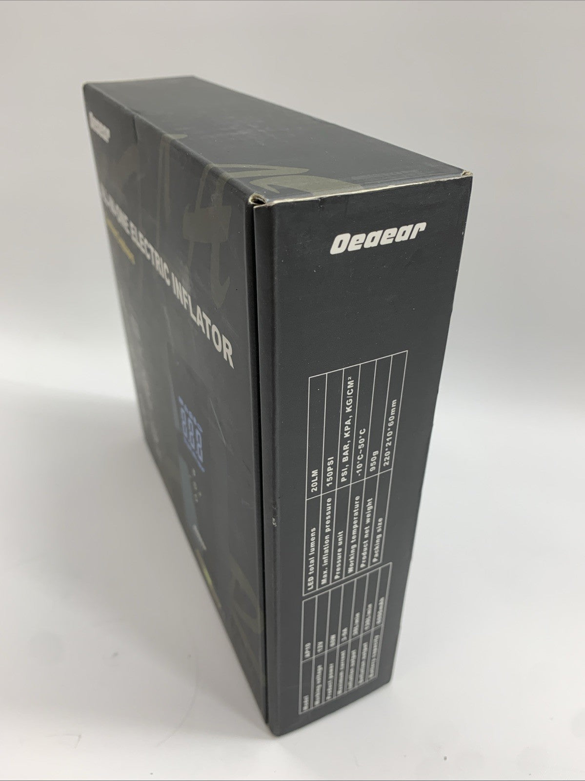 Oeaear Dual Motor Air Compressor AP10 3X Faster Inflation 150PSI 6000mAh DC 12V