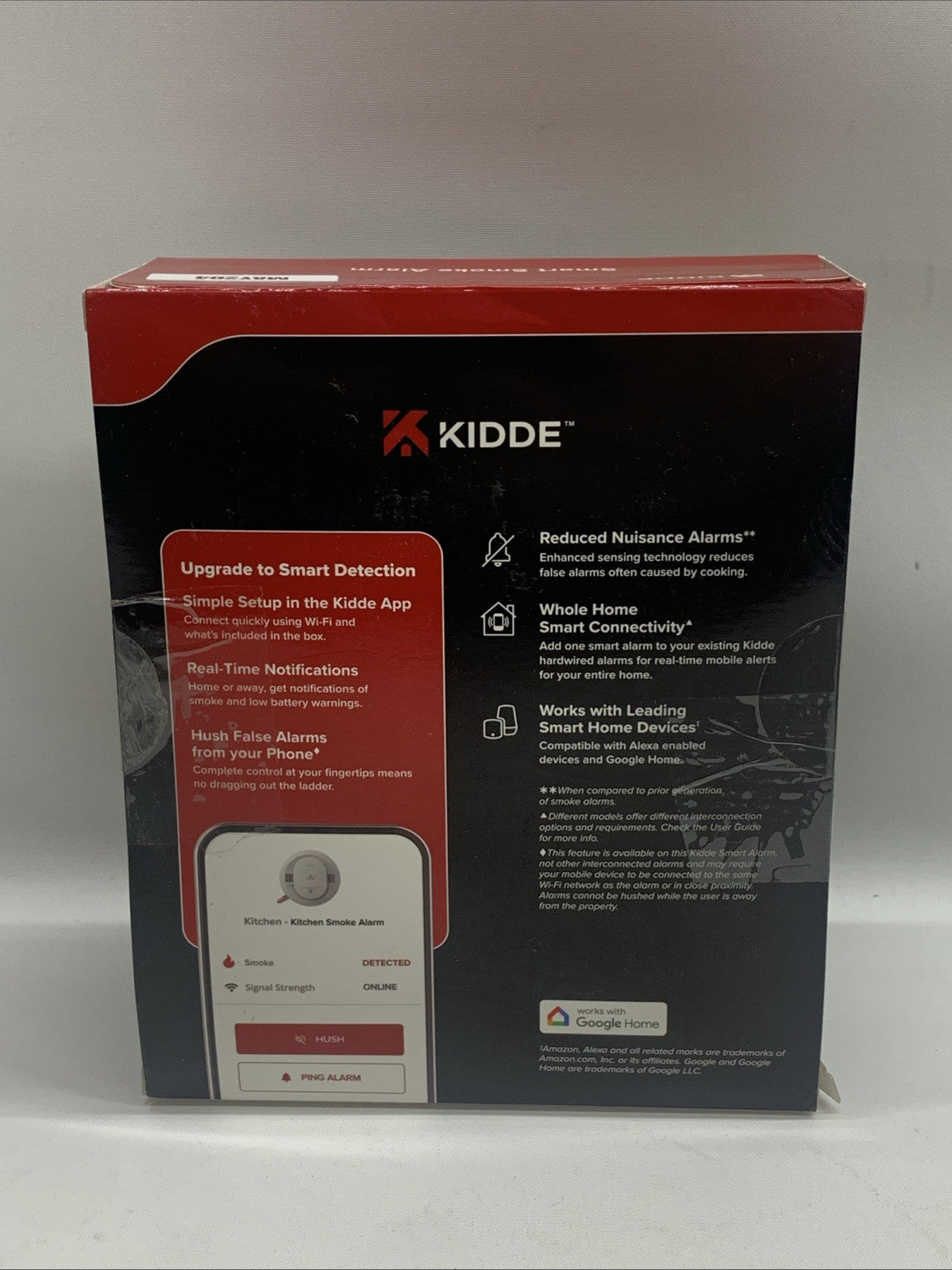 Kidde 20SAR-W Hardwired Kidde App Enabled Smart Smoke Detector w/Backup Battery