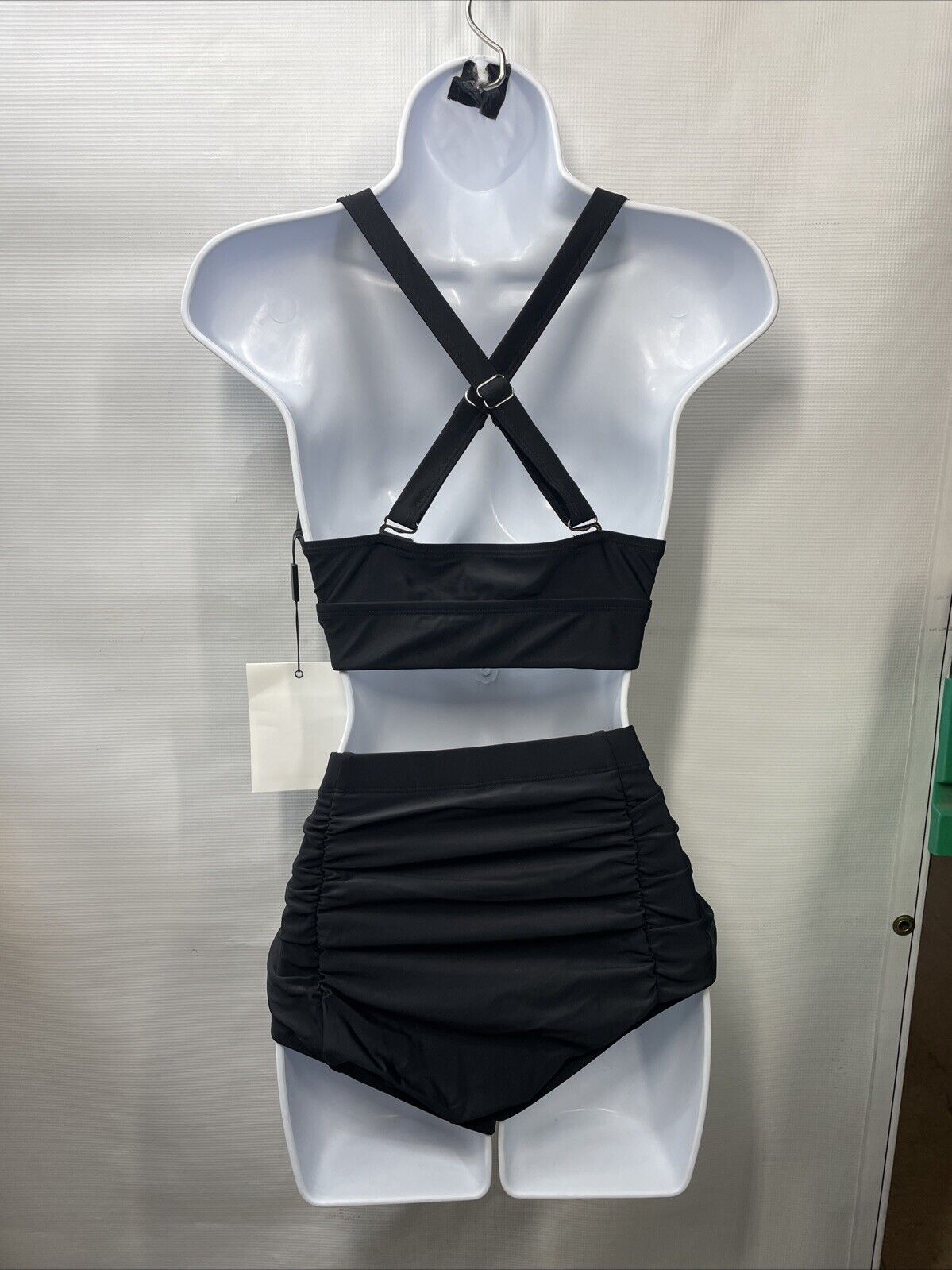 Hanna Nikole Bikini Sets for Women Plus Size Front Strappy Two Piece, Size 12W