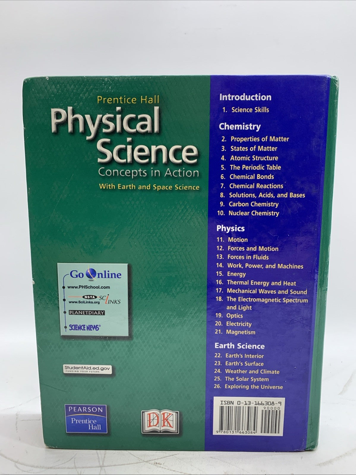 Physical Science: Concepts In Action; With Earth And Space By Michael Wysession
