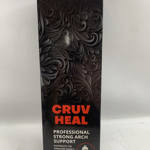 Cruv Heal Prof Strong Arch Support Insoles Men Women (M 9-10.5, W 10-11.5) NEW