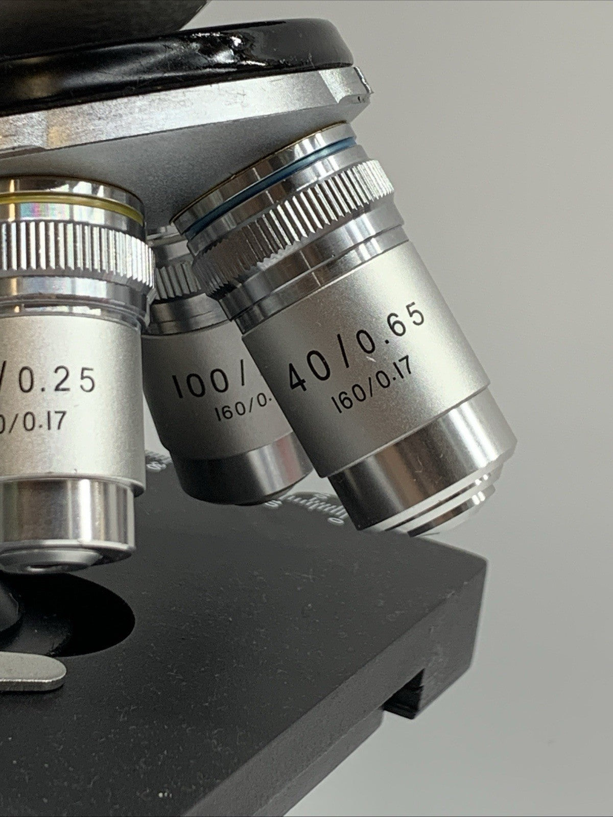 Professional Binocular Microscope with Double Layer Stage Abbe Condenser USED