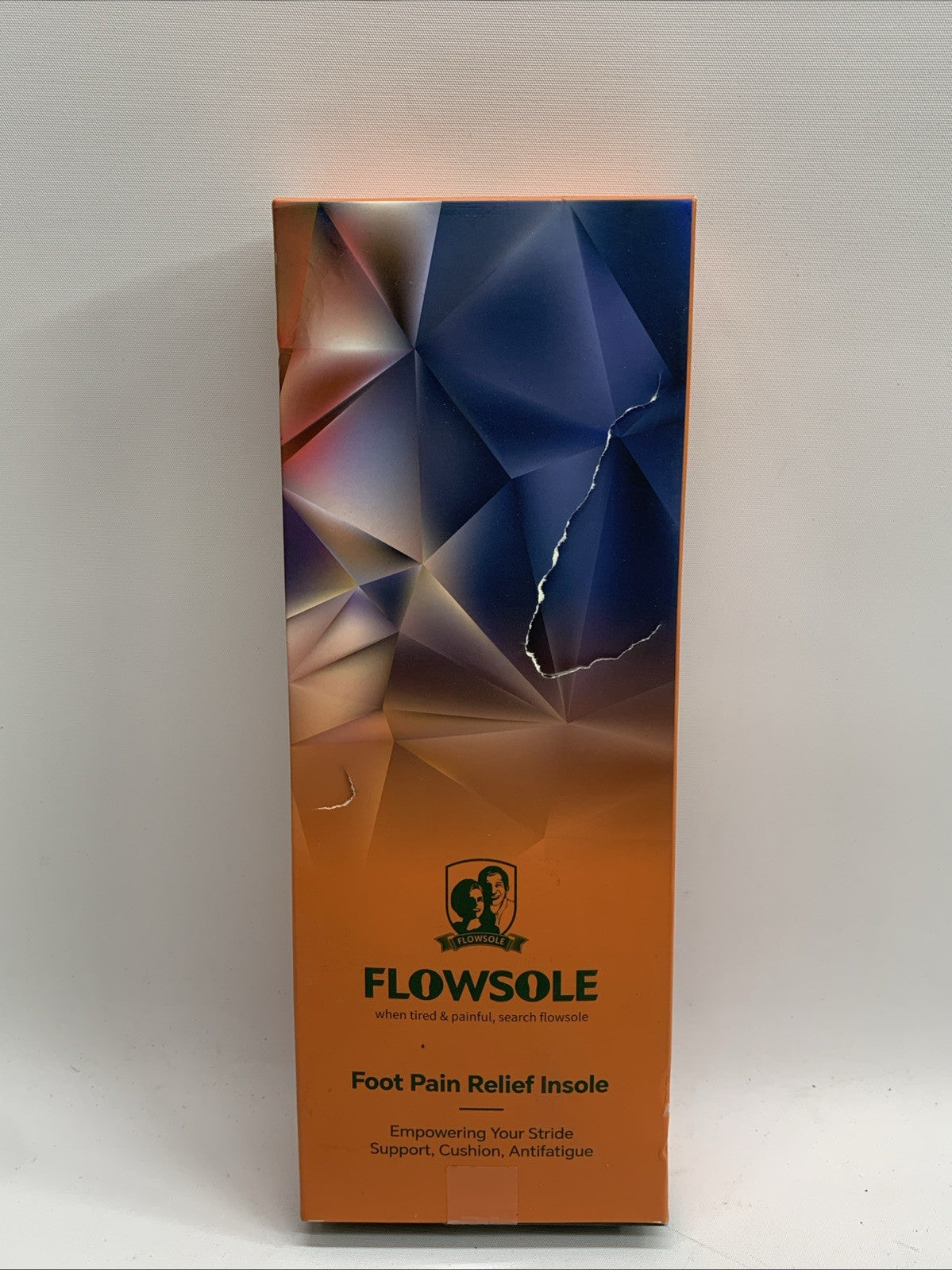 Flowsole Foot Pain Relief Insole Men's Small 7.5-8 Extra Support for Men Women