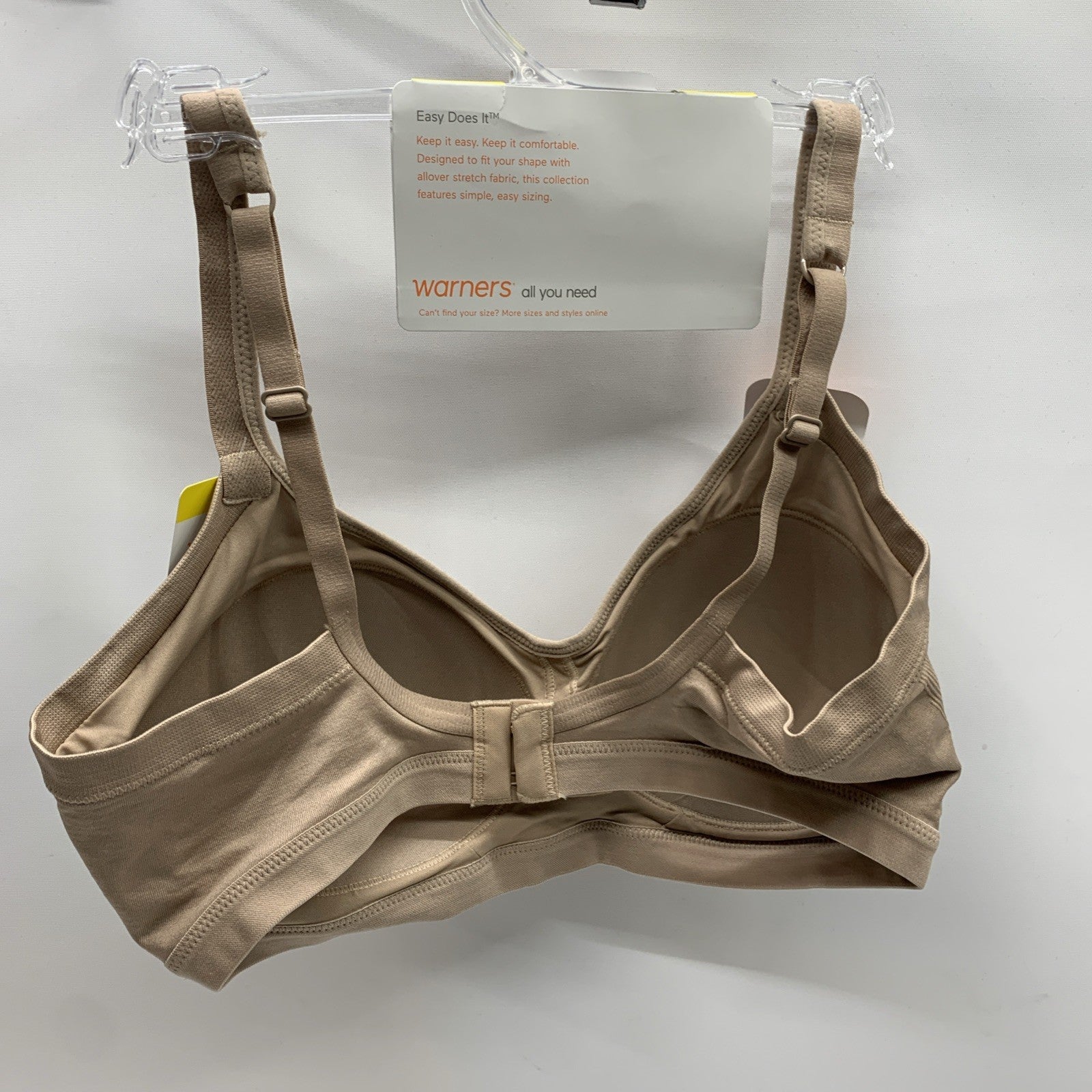 Warner's Women's Easy Does It Underarm-smoothing Comfort Bra Almond Size Medium