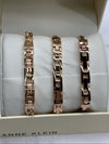 Anne Klein Women AK/1470RGST (610D) Rose Gold-tone Bangle Watch and Bracelet Set