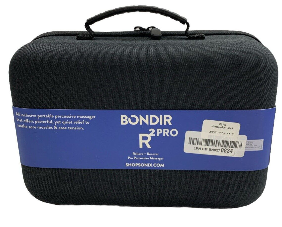 BONDIR R2 Pro Relieve + Recover Portable Percussive Massager Professional Grade
