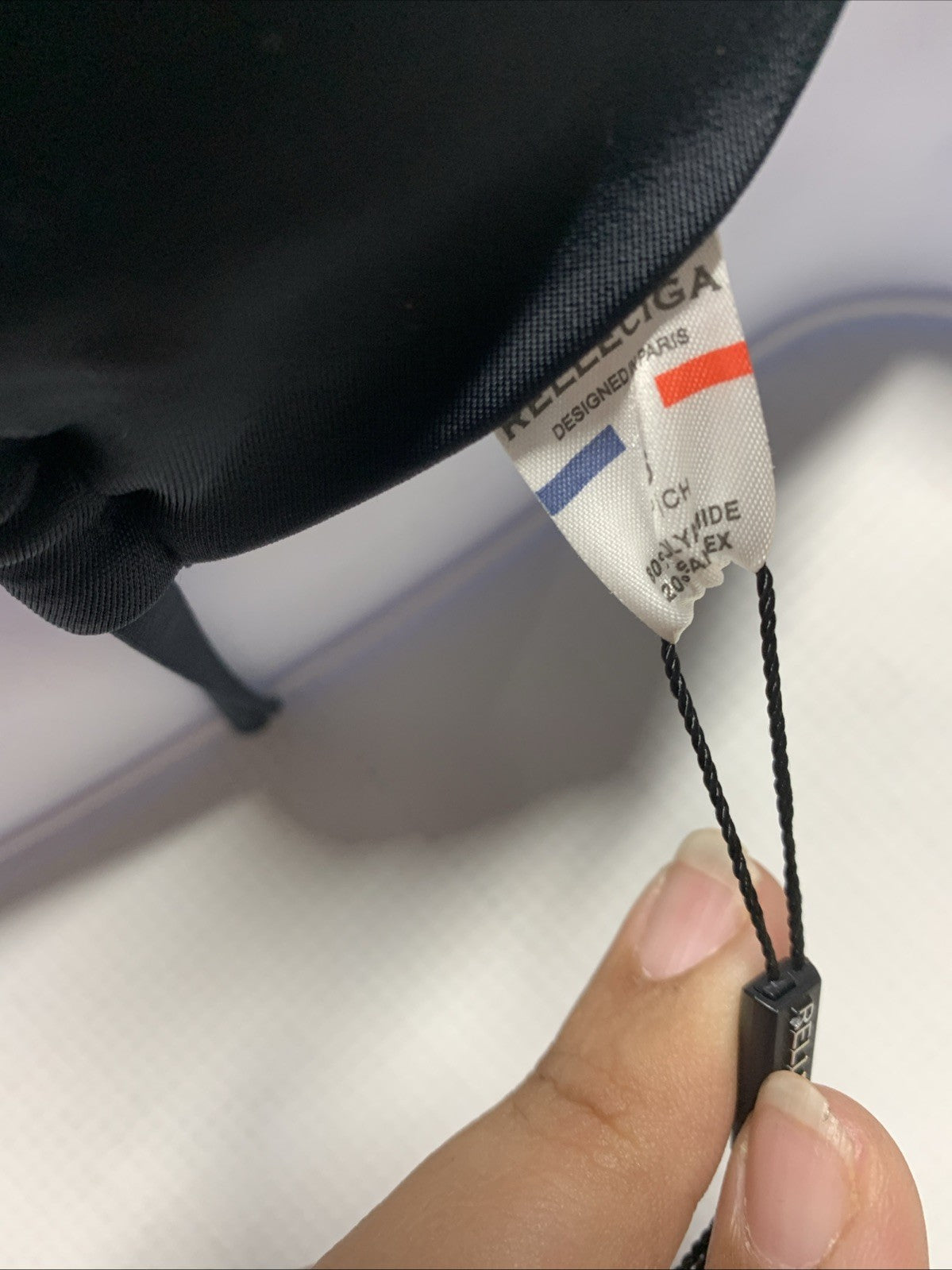 RELLECIGA Women's Triangle Bikini Set Black Small 2 Piece Swimwear Drawstring