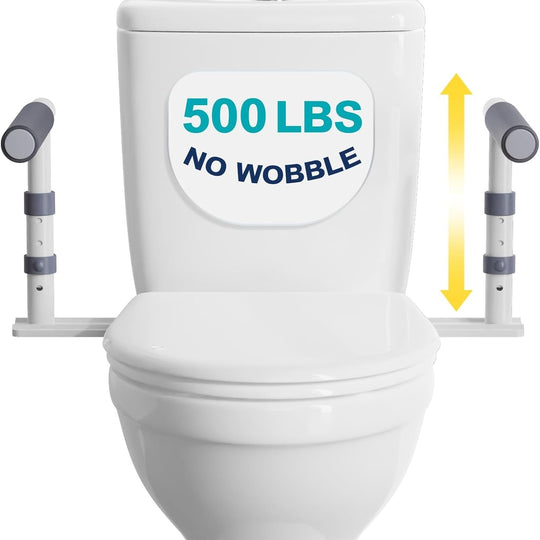 Toilet Safety Rails Seniors Height Adjustable Toilet Safety Frame Grab 500 LBs