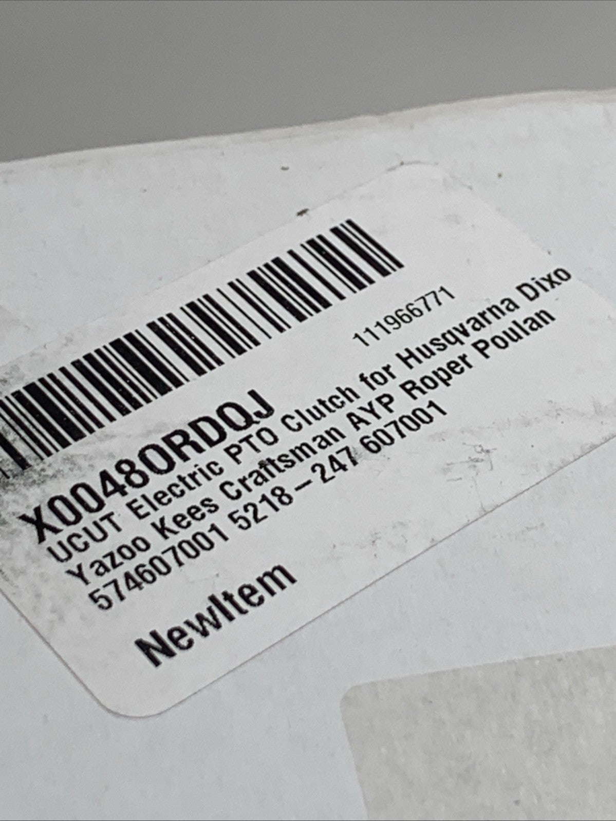 Electric PTO Clutch For Warner Husqvarna 574607001 AYP 607001 Dixon 5218-247