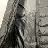 Sebby S.E.B. SSP1418 Womens Black Detachable Hood Zip Long Puffer Vest Size L