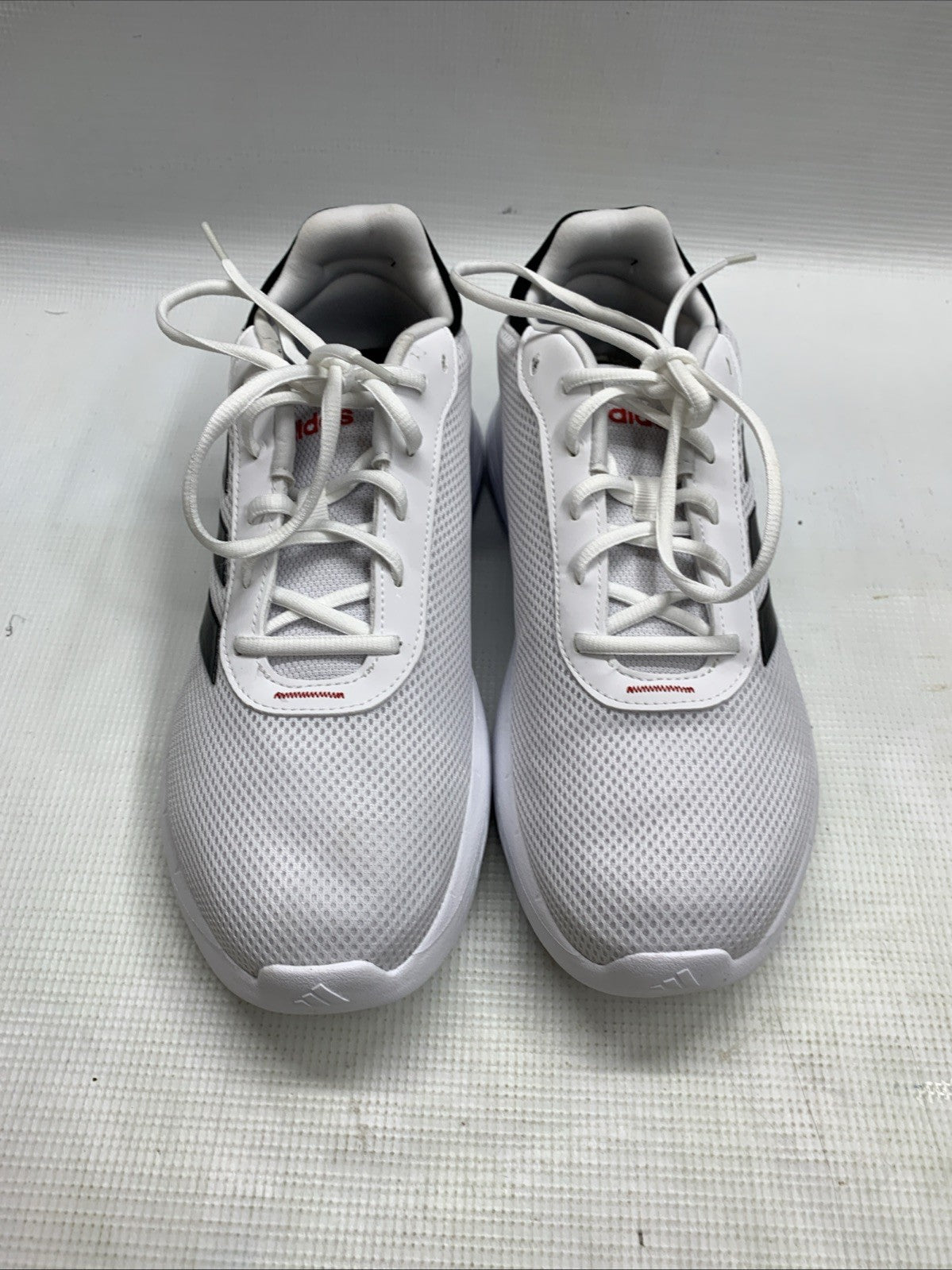 Adidas Cloudfoam Comfy Elastic Lace Ortholite Lace-up White IH3609 Men's Size 9