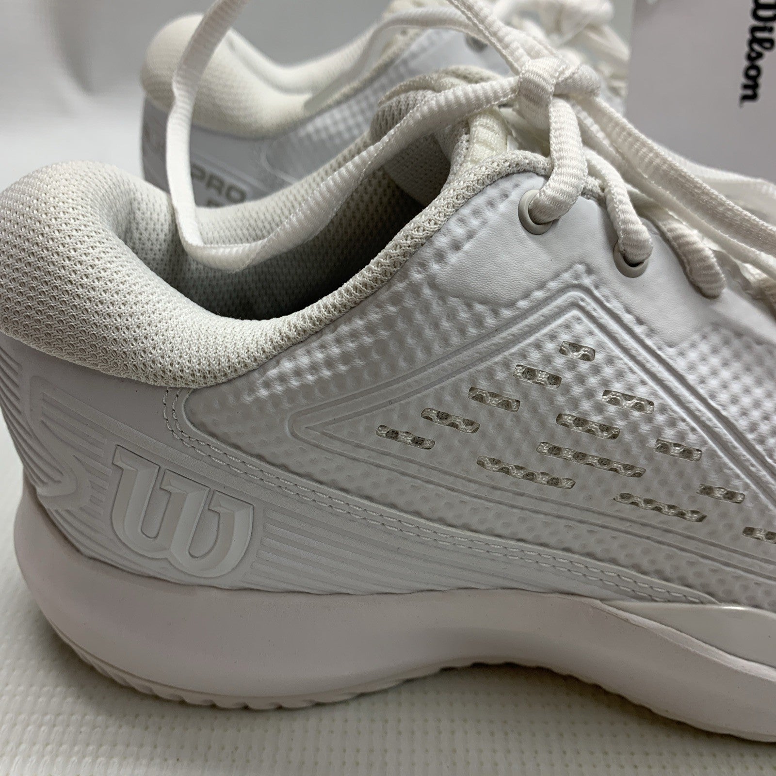 Wilson Rush Pro Ace W Tennis Shoes All White Women's Size 9.5 Lace-up Sneaker