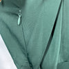 Hanna Nikole Women Size 12W One Shoulder Bodycon Wrap Cocktail Party Dress Green
