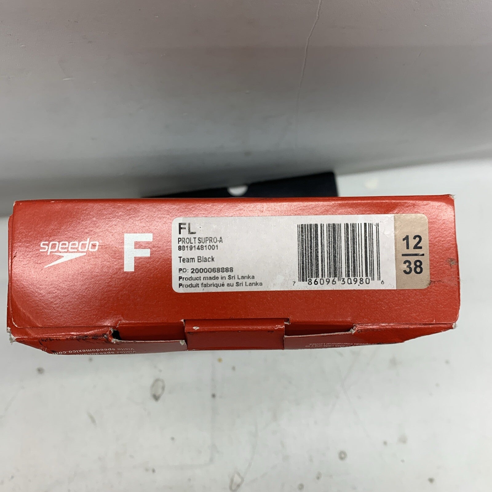 Speedo Womens One Piece Swimsuit ProLT Super Pro Solid Black Size 12/38 Swimwear