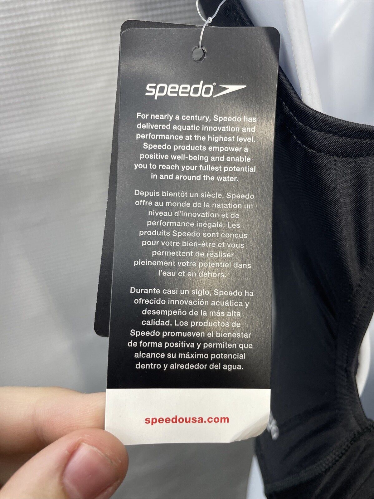 Speedo Women's Competition Swimsuit One Piece Pro LT Swimwear Size 10/36 Black