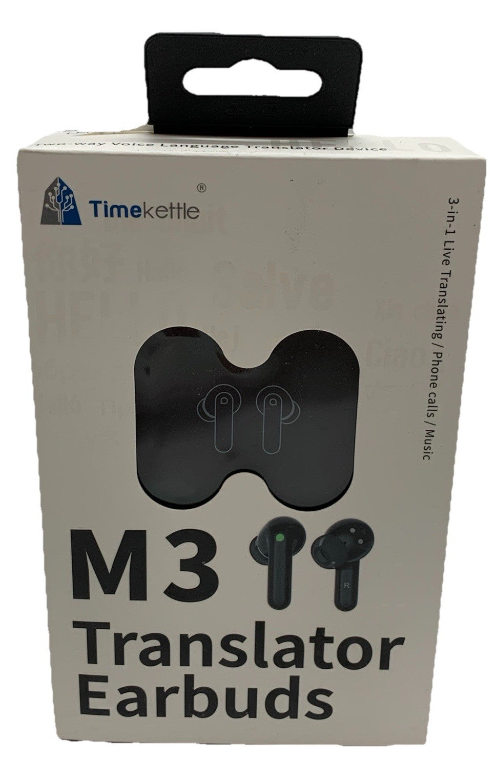 Timekettle M3 Language Translator Earbuds Headphones Two-Way Device 40 Languages