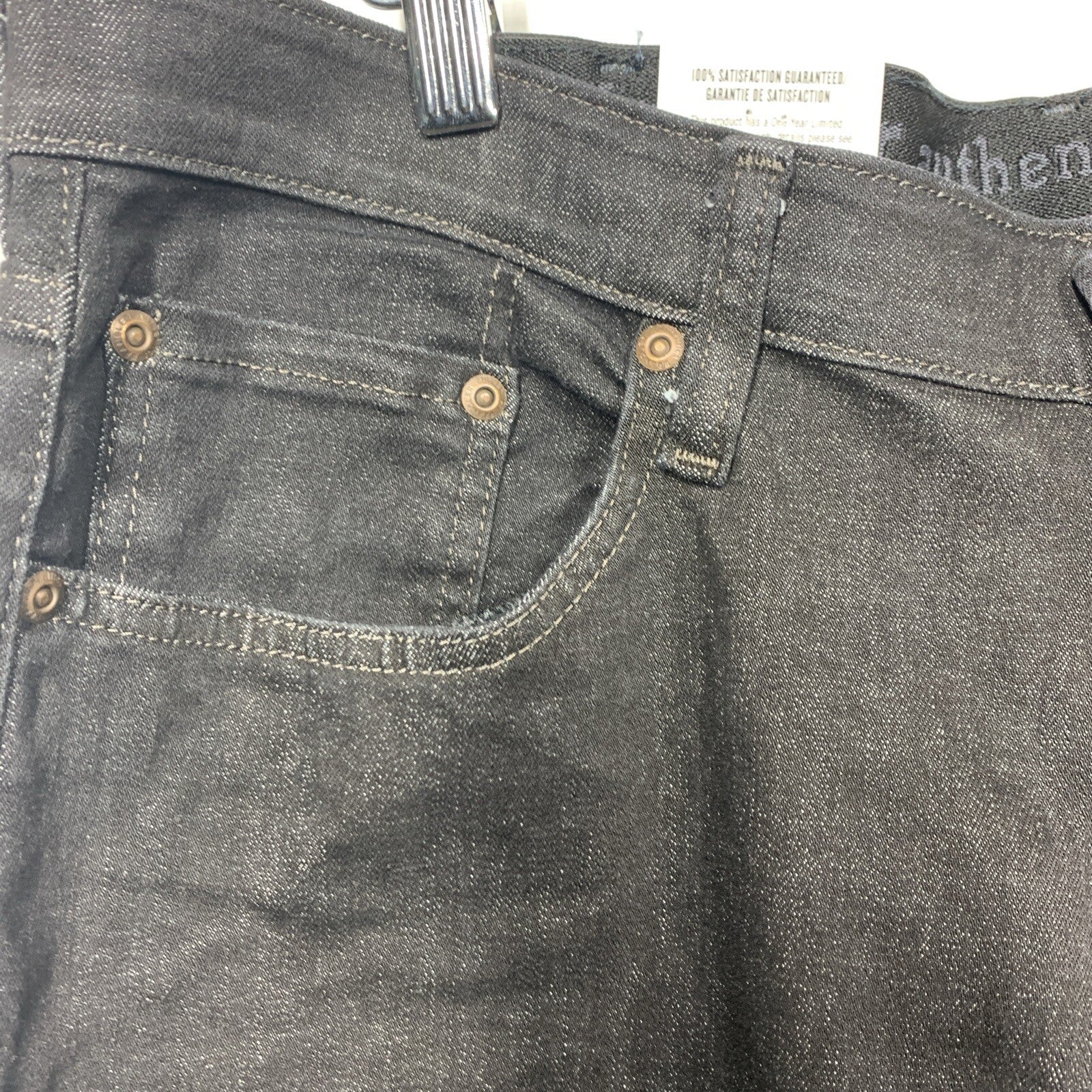 Wrangler Authentics Men Comfort Flex Waist Jean Black 34x34 Long Pants 10ZM3CSDD