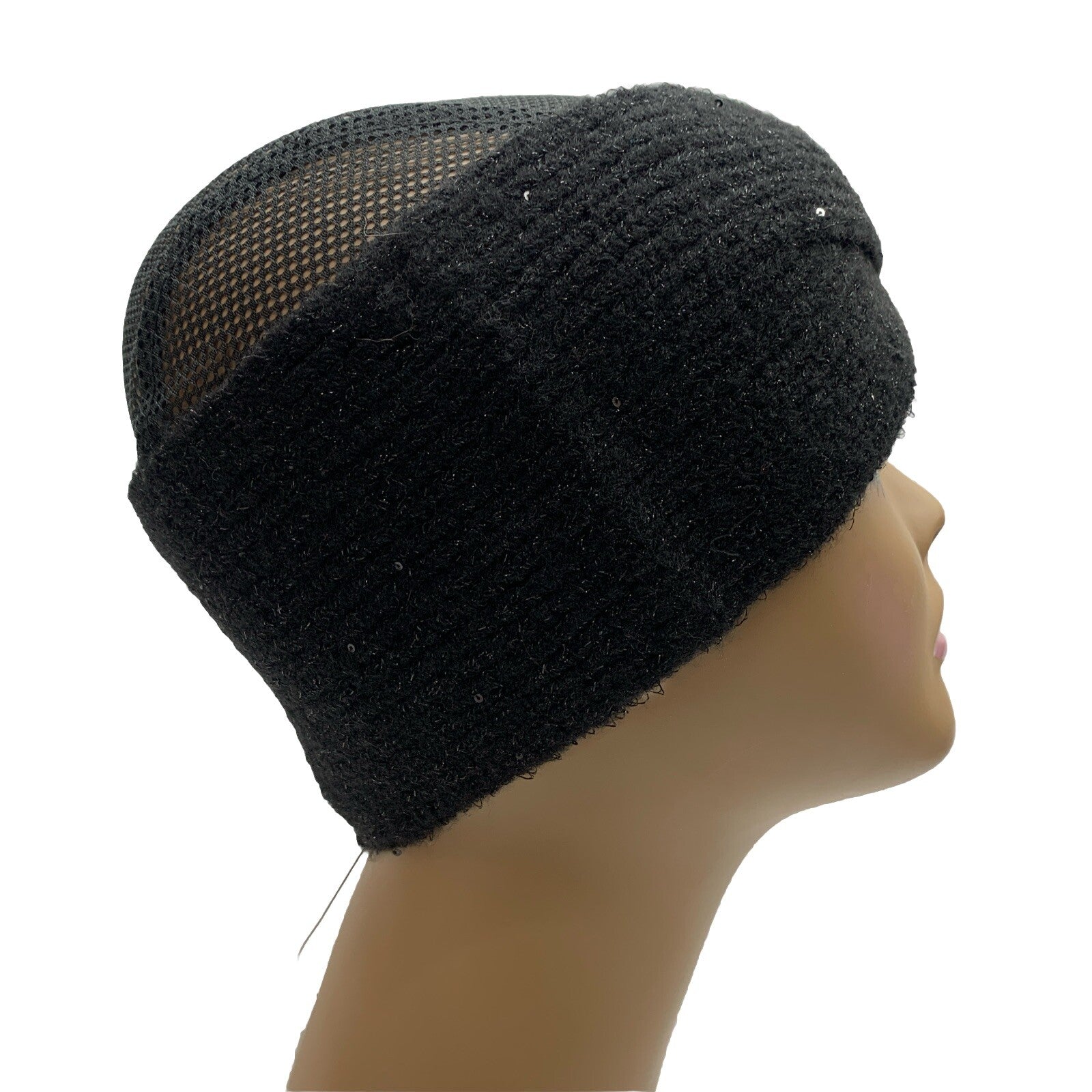 Calvin Klein Womens Knit Sequin Headband Wrap Ear Warmer A2KH7192 Black Size 1SZ