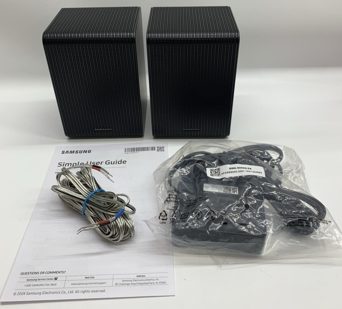 Samsung 9250S 2 Ch Wireless Rear Surround Speaker System Kit (SWA-9250S/ZA)