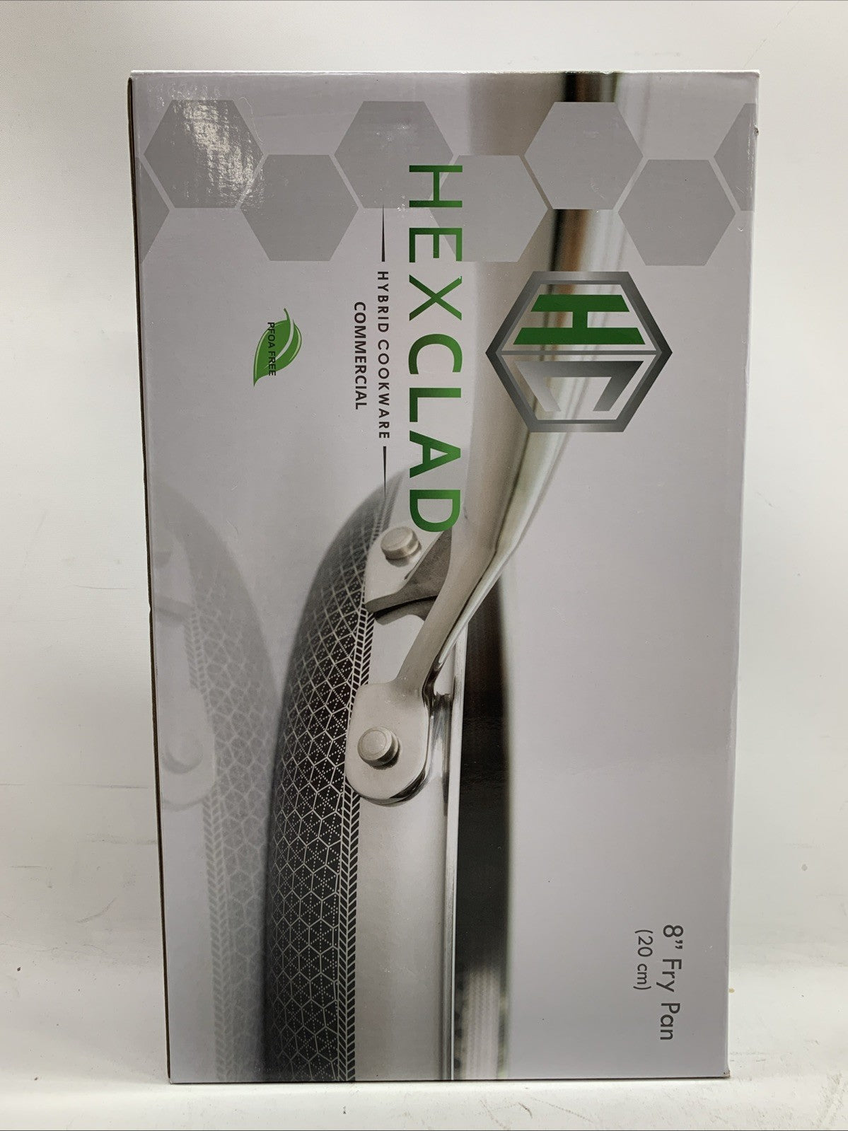 HexClad Hybrid 8in Cookware Frying Pan Dishwasher-safe with Cooking Lid - USED