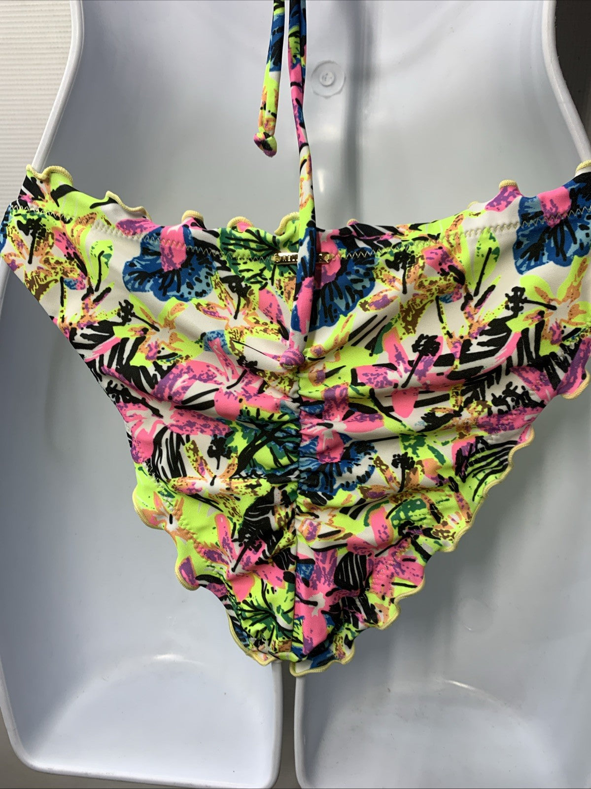 RELLECIGA Women's Wavy Bikini Set Jungle Print Size Medium 2-Piece Underwear