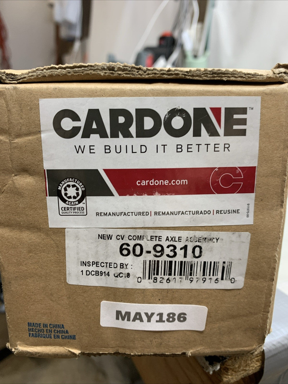 Cardone Reman® 60-9310 - Front Driver Side CV Axle Shaft 22 7/16