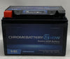 Chrome Battery Sealed AGM Battery 9-BS (BTN-M00005) 12V 8AH 96W 120CCA - 2 Pack