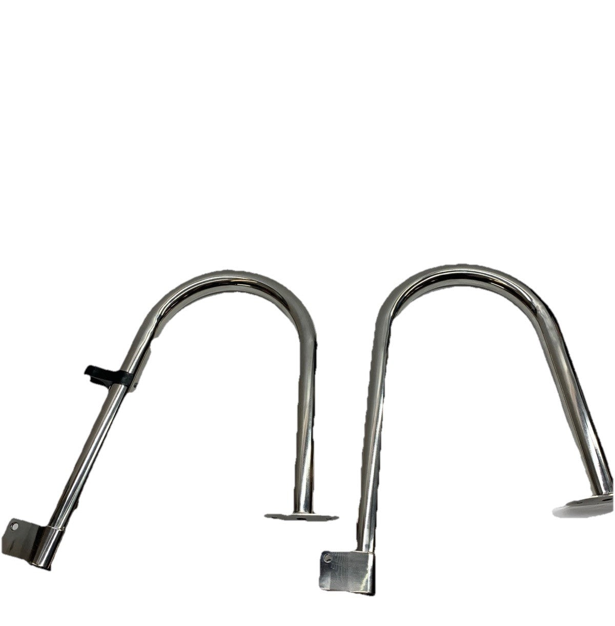 316 Stainless Steel 4 Step Marine Boat Folding Telescoping Ladder Yacht Ladder
