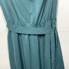 GRACE KARIN Sleeveless One Shoulder Midi Cocktail Party Dress Small Green Flowy