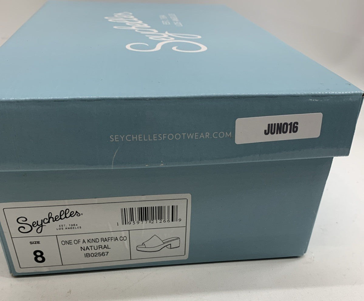Seychelles Women's One of a Kind Platform Mule Sandal Natural Size 8 Open Toe
