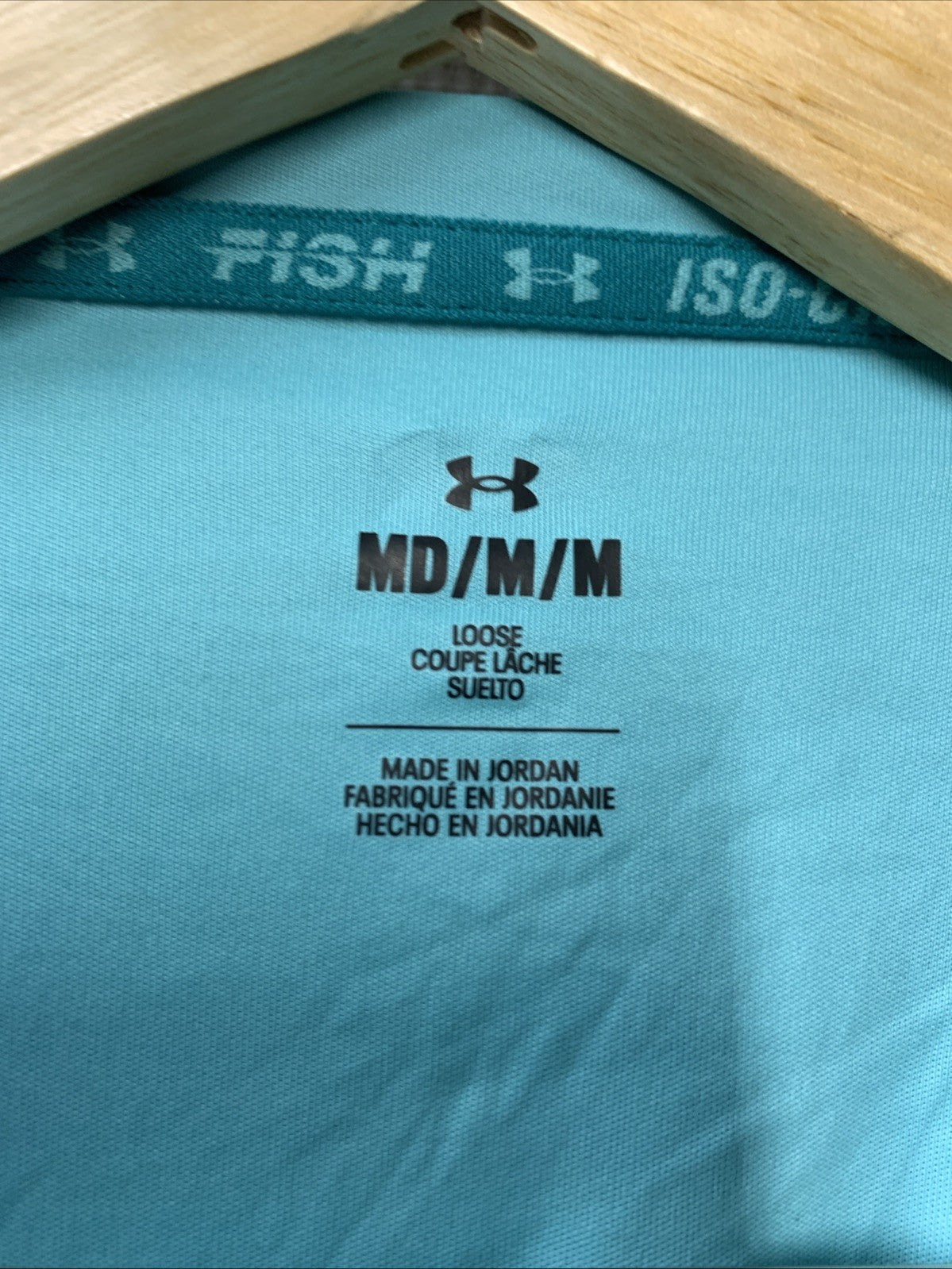 Under Armour Women's Iso-chill Shorebreak Long Sleeve Size M Teal Loose 1385287