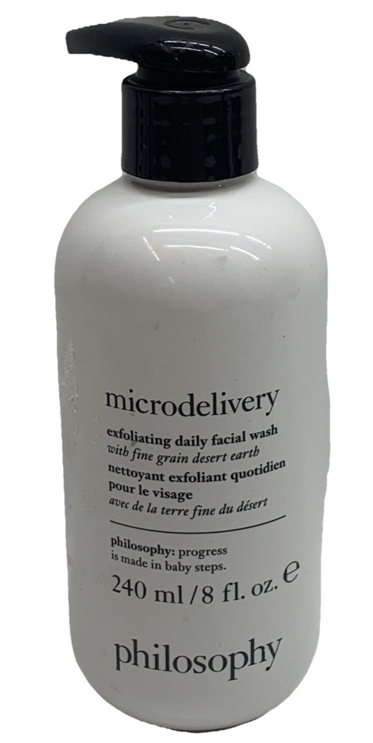 Philosophy Microdelivery Exfoliating Daily Facial Wash 8oz/240ml Brighten Smooth