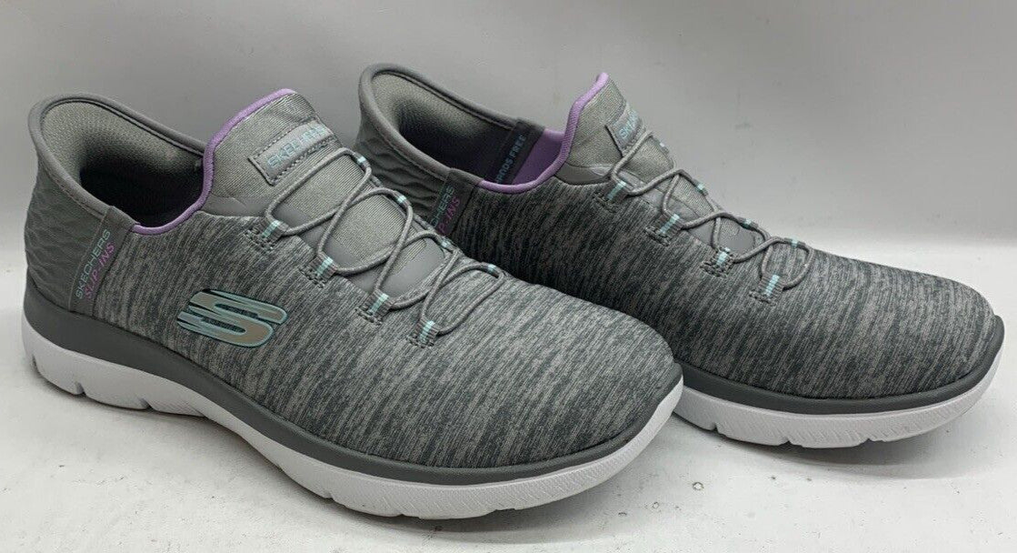 Skechers Womens Skechers Slip-insSummits Grey 149937/GYMT Air-Cooled Memory Foam