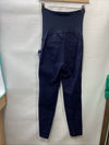 Motherhood Maternity Regular Skinny Leg Athletic Ankle Pants Navy Blue Size XS