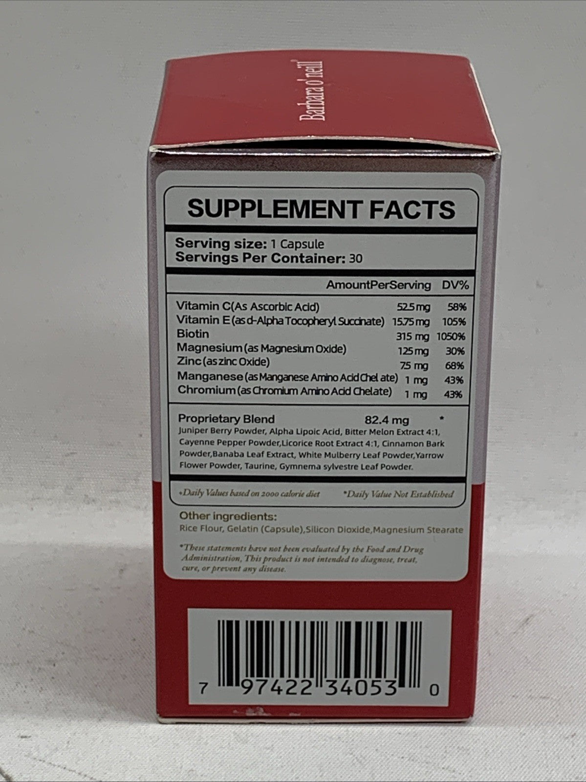 Gluco Revive Blood Support Supplement 600mg 30 Capsules Healthy Hearts & Bones